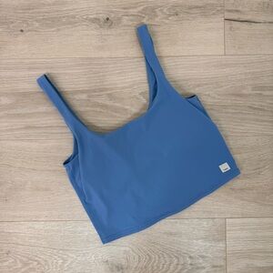 Vuori Dusty Blue Daily Crop Tank